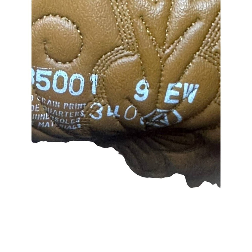 Acme Cowboy Boots Mens 9EW Tan‎ Leather Western Made in USA 4527 Good - Picture 4 of 16